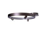 Näve , Titanfarben , Metall, Kunststoff , 58x9x65 cm , Beleuchtung, Innenleuchten, Deckenleuchten