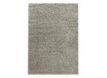 Ayyildiz , Naturfarben , Textil , Uni , rechteckig , 160x230 cm , Oeko-Tex® Standard 100 , für Fußbodenheizung geeignet, schmutzabweisend, für Hausstauballergiker geeignet, lichtunempfindlich, antistatisch, pflegeleicht, strapazierfähig, leicht zusammenrollbar , Teppiche & Böden, Teppiche, Hochflorteppiche, Hochflorteppiche eckig, Hochflorteppiche rechteckig