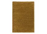 Ayyildiz , Goldfarben , Textil , Uni , rechteckig , 120x170 cm , Oeko-Tex® Standard 100 , für Fußbodenheizung geeignet, schmutzabweisend, für Hausstauballergiker geeignet, lichtunempfindlich, antistatisch, pflegeleicht, strapazierfähig, leicht zusammenrollbar , Teppiche & Böden, Teppiche, Hochflorteppiche, Hochflorteppiche eckig, Hochflorteppiche rechteckig