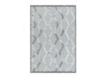 Ayyildiz , Grau , Textil , Graphik , rechteckig , 80x250 cm , Oeko-Tex® Standard 100 , für Fußbodenheizung geeignet, schmutzabweisend, für Hausstauballergiker geeignet, lichtunempfindlich, antistatisch, waschbar, pflegeleicht, strapazierfähig, leicht zusammenrollbar , Teppiche & Böden, Teppichläufer & Vorleger