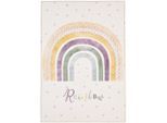 Ayyildiz , Creme , Textil , Regenbogen , rechteckig , 160x230 cm , Oeko-Tex® Standard 100 , pflegeleicht , Teppiche & Böden, Teppiche, Kinderteppiche