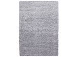 Ayyildiz , Hellgrau , Textil , Uni , rechteckig , 120x170 cm , Oeko-Tex® Standard 100 , für Fußbodenheizung geeignet, schmutzabweisend, für Hausstauballergiker geeignet, lichtunempfindlich, antistatisch, pflegeleicht, strapazierfähig, leicht zusammenrollbar ,