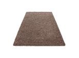 Ayyildiz , Hellbraun , Textil , Uni , rechteckig , 120x170 cm , Oeko-Tex® Standard 100 , für Fußbodenheizung geeignet, schmutzabweisend, für Hausstauballergiker geeignet, lichtunempfindlich, antistatisch, pflegeleicht, strapazierfähig, leicht zusammenrollbar ,