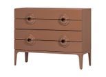 Livetastic , Altrosa , Holz , Eukalyptusholz , massiv , 4 Schublade(n) Schubladen , 110x89x44 cm ,