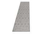 Ayyildiz , Grau , Textil , Raute , rechteckig , 80x250 cm , Oeko-Tex® Standard 100 , für Fußbodenheizung geeignet, schmutzabweisend, für Hausstauballergiker geeignet, lichtunempfindlich, antistatisch, waschbar, pflegeleicht, strapazierfähig, leicht zusammenrollbar , Teppiche & Böden, Teppichläufer & Vorleger