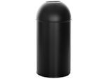 Mid.you , Schwarz , Metall , 50 l , 35.5x72x35.5 cm , Küche, Küchenausstattung, Mülltrennsysteme