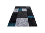 Ayyildiz , Türkis , Textil , Karo , rechteckig , 80x300 cm , Oeko-Tex® Standard 100 , für Fußbodenheizung geeignet, schmutzabweisend, für Hausstauballergiker geeignet, lichtunempfindlich, antistatisch, pflegeleicht, strapazierfähig, leicht zusammenrollbar , Teppiche & Böden, Teppichläufer & Vorleger