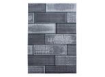 Ayyildiz , Schwarz , Textil , Steine , rechteckig , 280x370 cm , Oeko-Tex® Standard 100 , pflegeleicht ,