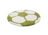 Ayyildiz , Grün , Textil , Fußball , rund , Oeko-Tex® Standard 100 , pflegeleicht , Teppiche & Böden, Teppiche, Kinderteppiche