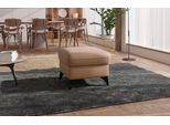 Polsterhocker SIT & MORE "Astoria", braun (macciato), B:63cm H:48cm T:74cm, 100% Polyester, Hocker, Polsterhocker, Passend zur "Astoria"-Serie
