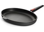 Fischpfanne WOLL MADE IN GERMANY "Nowo Titanium", schwarz, B:28,4cm H:5,5cm L:38cm, Pfannen, Induktion, Made in Germany