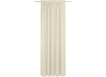 Vorhang ADAM "Uni Collection" Gr. 3, beige (natur), B:142cm H:225cm, Baumwolle (Bio-Baumwolle), Gardinen, Vorhang, Blickdichter aus 100% Bio-Baumwolle, Vorhang nach Wunschmaß
