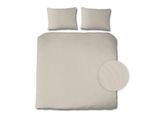 Bettwäsche FLORELLA "Zoma beige Flausch-Flanell, 100% Baumwolle", beige, B/L: 200cm x 220cm, 1 Stk., 2 Stk., Flanell, B/L: 70cm x 90cm, Flanell, Obermaterial: 100% Baumwolle CO., Bettwäsche, Bettwäsche