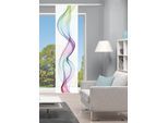 Schiebegardine VISION S "EDMONTON", bunt (multicolor), B:60cm H:245cm, Polyester, Gardinen, Schiebegardine, Schiebevorhang, Bambus, Digitaldruck