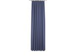 Vorhang ADAM "Uni Collection", blau (royalblau), B:142cm H:255cm, Baumwolle (Bio-Baumwolle), Gardinen, Vorhang, aus 100% Bio-Baumwolle, Vorhang nach Wunschmaß
