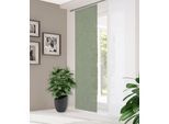 Schiebegardine HOME IN GREEN "ESTRA", salbei, B:60cm H:245cm, Polyester, Gardinen, Schiebegardine, Digitaldruck, Bambus, recycelt