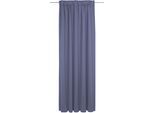 Vorhang ADAM "Uni Collection" Gr. 1, blau (royalblau), B:142cm H:145cm, Baumwolle (Bio-Baumwolle), Gardinen, Vorhang, Blickdichter aus 100% Bio-Baumwolle, Vorhang nach Wunschmaß