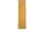 Vorhang ADAM "Uni Collection", gelb, B:142cm H:305cm, Baumwolle (Bio-Baumwolle), Gardinen, Vorhang, aus 100% Bio-Baumwolle, Vorhang nach Wunschmaß