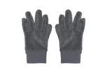 Fleecehandschuhe MAXIMO, Jungen, Gr. 3, grau (mittelgrau, meliert), Fleece, Kunstfaser, unifarben, Handschuhe Fleecehandschuhe, Boucle-Optik, Strickbündchen, basic, weich, für alle Aktivitäten