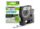 DYMO® D1-Schriftband S0720530, schwarz auf weiss, L 7 m x B 12 mm, Polyester, 20 Stück