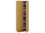 Aktenschrank VCM "Büroschrank Bücher Ordner Aktenschrank Vandol", braun (buche), B:70cm T:40cm, Obermaterial: 100% Holz Wood., Schränke, Aktenschrank
