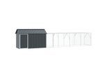 VidaXL Vogelvoliere 1,12 m, 6,19 m, 1,41 m