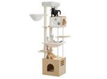 Pawz Road 190 Kratzbaum mit Futterplatz beige