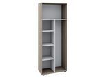 Mehrzweckschrank VCM "Holz Besenschrank Staubsauger Putzschrank Vandol", braun (sonoma, eiche), B:70cm T:40cm, Obermaterial: 100% Holz Wood., Schränke, Mehrzweckschrank