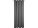 Vorhang ADAM "Uni Collection light" Gr. 1, schwarz, B:145cm H:145cm, Baumwolle (Bio-Baumwolle), Gardinen, Vorhang, aus 100% Bio-Baumwolle, Vorhang nach Wunschmaß