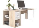 Büromöbel-Set PARISOT "Start Up", natur, B:189cm H:73cm T:80cm, Arbeitsmöbel-Sets, Büromöbel-Set, Gesamtarbeitsfläche 189 x 80cm