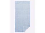Handtuch Gr. 5, blau (hellblau), B:30cm L:50cm, 100% Baumwolle, Handtücher, Handtuch
