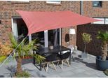 Sonnensegel FLORACORD, orange (terrakotta), B:250cm T:300cm, Polyethylen, Sonnensegel, Sonnensegel, BxT: 250 x 300 cm