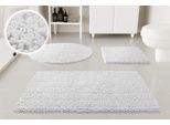 Badematte OTTO HOME "Torrni", weiß, H:22mm, Polyester, Badematten, Badematte, Badteppich, getuftet, modern, Uni, antirutsch, flauschig, hochflor