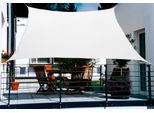 Sonnensegel FLORACORD, beige (cremefarben), B:270cm T:140cm, HDPE (High Density Polyethylen), Sonnensegel, Sonnensegel, BxT: 270x140 cm, cremeweiß
