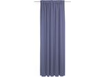 Vorhang ADAM "Uni Collection", blau (royalblau), B:142cm H:325cm, Baumwolle (Bio-Baumwolle), Gardinen, Vorhang, Blickdichter aus 100% Bio-Baumwolle, Vorhang nach Wunschmaß