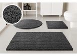 Badematte OTTO HOME "Torrni", grau, H:22mm, Polyester, Badematten, Badematte, Badteppich, getuftet, modern, Uni, antirutsch, flauschig, hochflor