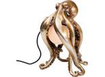 Kare-Design Tischleuchte Animal Octo, Gold, Kunststoff, Glas, 22x34x25.5 cm, Lampen & Leuchten, Innenbeleuchtung, Tischlampen, Tischlampen
