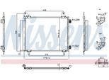 NISSENS Kondensator, Klimaanlage 940946 für PEUGEOT VAUXHALL OPEL 9825359280