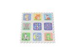 Moni Puzzle-Spielmatte Safari 9-teilig Tiermotiv Teppich EVA-Schaum rutschfest bunt