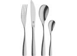 Besteck-Set CARL SCHMIDT SOHN "Bocholt", silber (silberfarben), 24 Stk., Edelstahl, Essbesteck-Sets, hochwertige PVD-Beschichtung