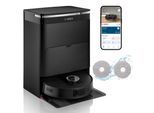 BOSCH Saugroboter "Spotless Max BCRDW3B mit Wischfunktion, rotierende Wischpads", schwarz, B:34cm H:9,8cm, Saugroboter, Datensicherheit, 11.000 Pa Saugkraft, Absaugstation, Carbon Bürste