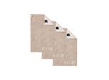 Gästehandtuch JOOP "Gästetuch Classic Frottier 3er Pack", beige, B:30cm, Obermaterial: 100% Baumwolle CO., Handtücher