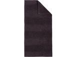 Duschtuch DYCKHOFF "Popcorn", schwarz, B:70cm L:140cm, Frottier, Baumwolle, Handtücher