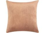 Dekokissen PAD "Smooth", camel, unifarben, B:50cm H:2cm L:50cm, Polyester, Dekokissen_Sitzkissen_Kissenhüllen, Perfekte Farbabstimmung