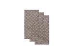 Handtuch JOOP "Handtuch Classic / Infinity / Signature 3er Pack", braun (braun cornflower), B:50cm, Obermaterial: 100% Baumwolle CO., Handtücher