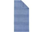 Duschtuch DYCKHOFF "Popcorn", blau (eisblau), B:70cm L:140cm, Frottier, Baumwolle, Handtücher