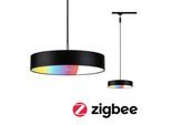 PAULMANN Schienensystem-Leuchten "Hildor 510lm 10W RGBW+ dimmbar 230V", schwarz, Ø 31cm H: 7cm, 1 Stk., Leuchten, Smart Home
