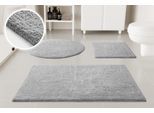 Badematte OTTO HOME "Selenne", licht grau, H:20mm, Baumwolle, Badematten, Badematte, Badteppich, getuftet, modern, Uni, antirutsch, flauschig, Baumwolle