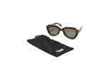 Sonnenbrille URBAN CLASSICS "Urban Classics Unisex Sunglasses Houston", Damen, amber, Sonnenbrillen Sonnenbrille