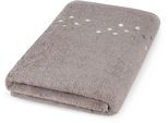 Duschtuch ROSS "Stoneline", grau (flanell), B:70cm L:140cm, Frottier, Baumwolle, Handtücher, Duschtuch, aus feinster Baumwolle
